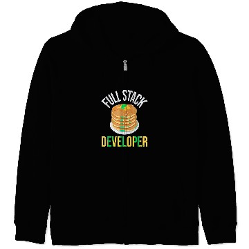 Discover Full Stack Developer Computer Science Programmer Coding Zip Hoodies