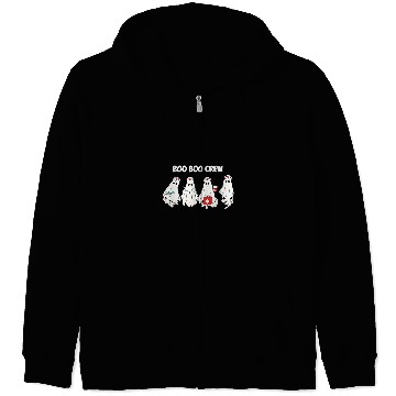 Discover Halloween nurses Boo Boo Crew Zip Hoodies