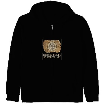 Discover Funny AP World History Learning History Buff Teacher Student Zip Hoodies