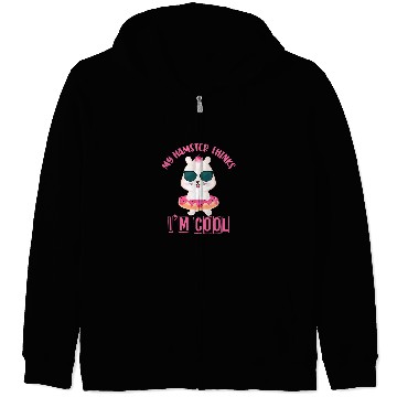 Discover Funny Hamster Lover Gift Hamster Zip Hoodies