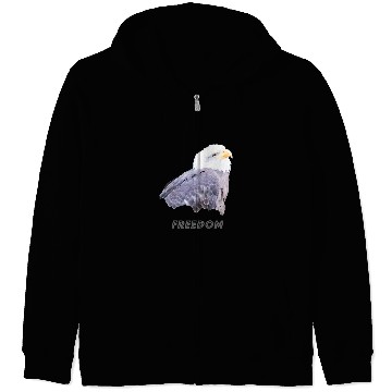 Discover Bald Eagle 21 Zip Hoodies