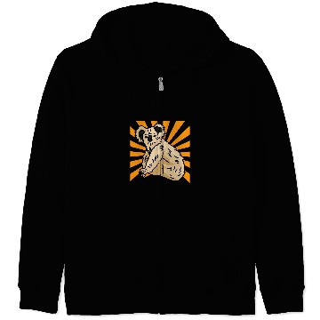 Discover Funny Bear Classic Koala Cute Bears Zip Hoodies