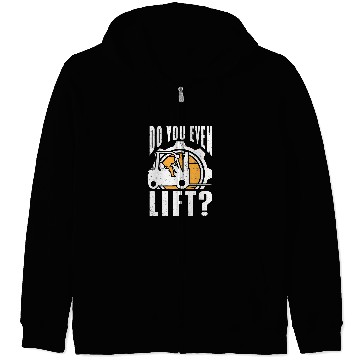 Discover Forklift Certified Forklift Operator Forklift 1 Zip Hoodies