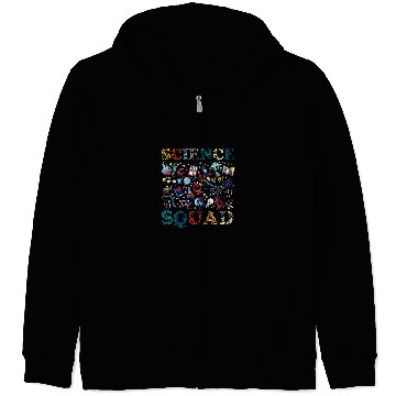 Discover vintages Science Squad Technology Teacher Team Student Steam Zip Hoodies
