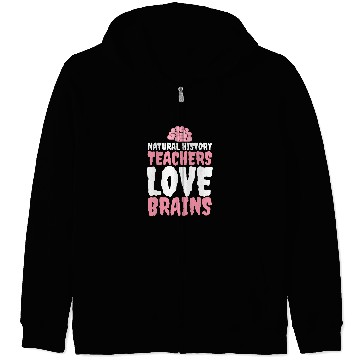 Discover Funny Natural history Teacher Halloween Zip Hoodies