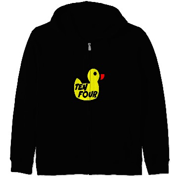 Discover Big Ten Four Rubber Duck Convoy Trucker gift Zip Hoodies