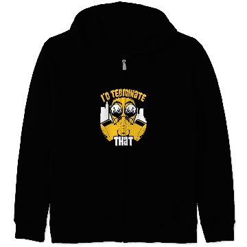Discover Bed Bug Pest Control Exterminator Pest Controller Zip Hoodies