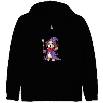 Discover Beagle Pet Wizard Funny Dog Magic 2 Zip Hoodies