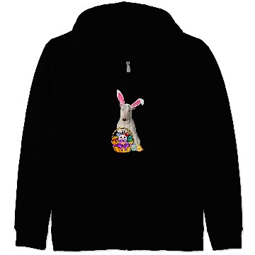 Discover Bull Terrier Pet Easter Egg Funny Bull Terrier Easter Zip Hoodies