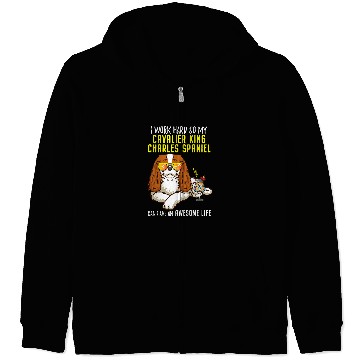 Discover Cavalier Pet Funny Cavalier King Charles Spaniel Ruby Gifts Zip Hoodies