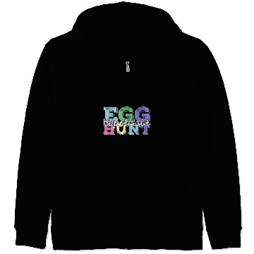Discover Egg Hunt Supervisor Mom Dad Retro Easter Egg Hunting Party Zip Hoodies