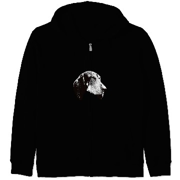 Discover Coonhound Pet Bluetick Coonhound Face Zip Hoodies