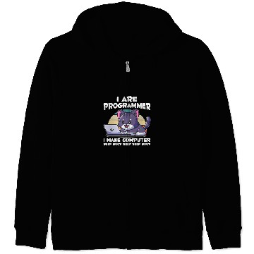 Discover IT admin humor computer science student saying Zip Hoodies
