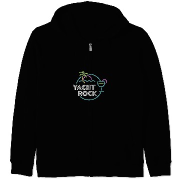 Discover Cocktail Hour Yacht Rock Zip Hoodies