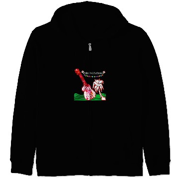 Discover Funny Ukulele Colorful Ukulele Mele Kalikimaka Hawaiian Christmas Holiday Zip Hoodies