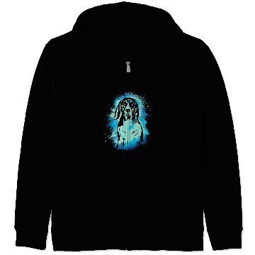 Discover Beagle Pet Paint Blue Design Dog Mom Dad Zip Hoodies