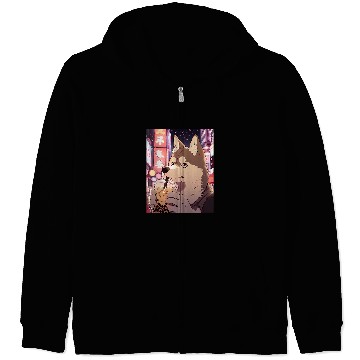Discover Husky Pet Boba Bubble Tea Funny Dog Japan Zip Hoodies