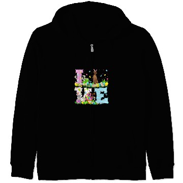 Discover Coonhound Pet Easter Egg Hunt Funny Love Coonhound Easter Zip Hoodies
