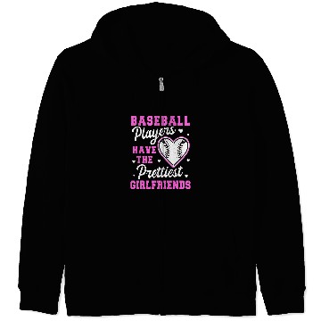 Discover Sport Baseball Players Have The Prettiest Girlfriends Softball 6 Zip Hoodies