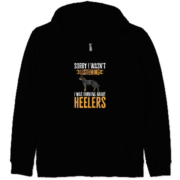 Discover Australian Cattle Pet Blue Heeler Australian Cattle Zip Hoodies