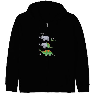 Discover My Friends Code Me My Code Snake And Elephant Zip Hoodies