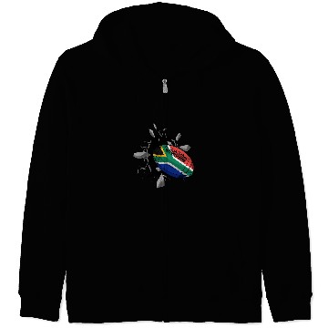 Discover Sport Rugby South Africa Rugby Rugby South Africa Flag Rugby Zip Hoodies