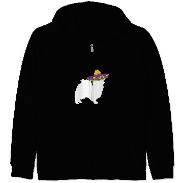 Discover Papillon Pet Sombrero Cinco De Mayo Funny Dog 3 Zip Hoodies