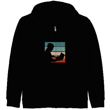 Discover Software Engineer Retro Programmer Computer Developing Zip Hoodies