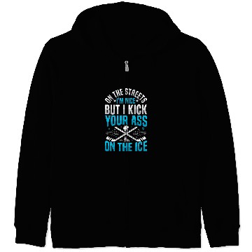Discover Sport Hockey Design for a Hockey 0 Zip Hoodies