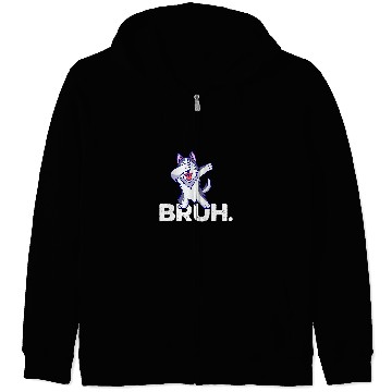 Discover Husky Pet Goldendoodle Mom BRUH Husky Doodle Dog Lovers Dad BRUH Zip Hoodies