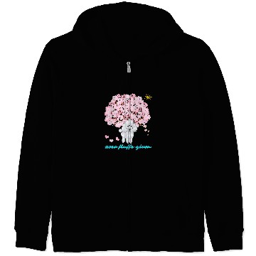 Discover Poodle Pet Zero Fluffs Given Cherry Blossom Funny sarcasms 247 Zip Hoodies