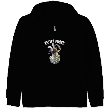 Discover Pug Pet Easter Puggy Cute Resurrection Egg Funny 229 Zip Hoodies