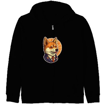 Discover Adorable Advocacy Shiba Inus Political Persona Zip Hoodies
