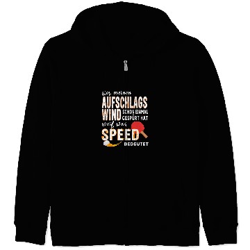 Discover Sport Ping Pong Player Zip Hoodies