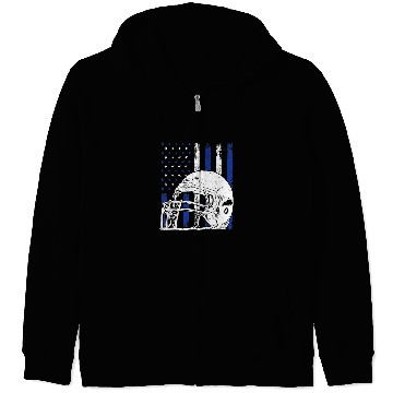 Discover Sport American Football BBN Bleed Blue Football Kentucky Wildcat Fan 441 Zip Hoodies