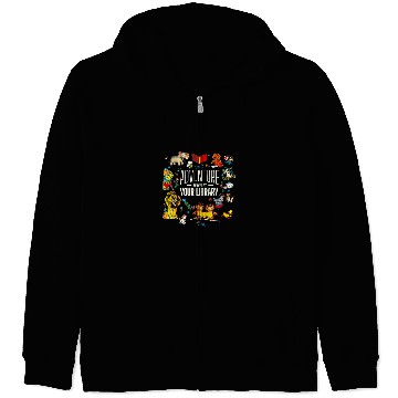 Discover Adventure Begins At Your Library Summer Reading 2024 Animals Zip Hoodies