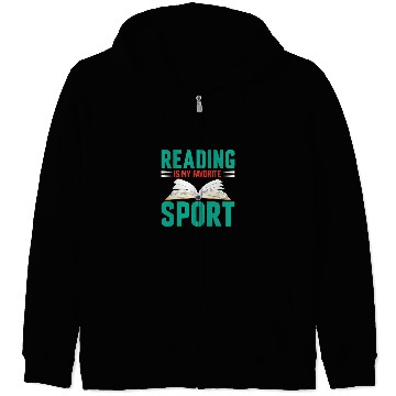 Discover Reading is My Favorite Sport The Bookworm Olympics Zip Hoodies