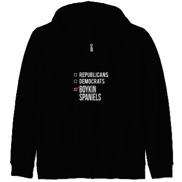 Discover Boykin Spaniel Pet Fun Boykin Spaniel Political Zip Hoodies