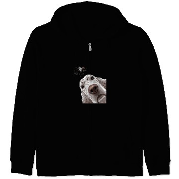 Discover English Setter Pet Funny Curious Zip Hoodies