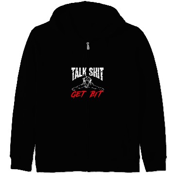 Discover Belgian Malinois Pet Talk Shit Get Bit Belgian Shepherd Malinois Zip Hoodies
