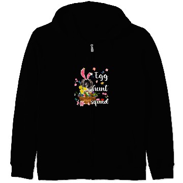 Discover Pekingese Pet Happy Easter Day Easter Colorful Egg Hunt Zip Hoodies
