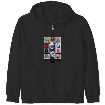 Discover Adventure Time Eras Tour Poster (Black Print) 3074 Zip Hoodies