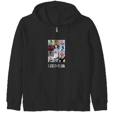 Discover caitlin clark eras tour 1 Zip Hoodies