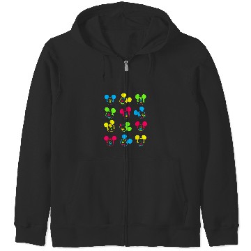 Discover Disney Neon Mickey Mouse Zip Hoodies