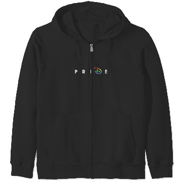 Discover Disney Pride Rainbow Logo Zip Hoodies