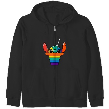 Discover Disneyss Lilo Stitch Pride Rainbow Hawaiian Shaved Ice Zip Hoodies