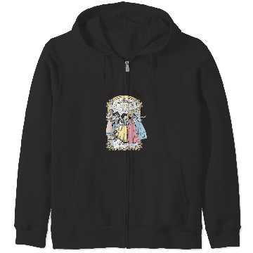 Discover Disney Princess Once Upon A Time  Cartoon Raglan Baseball Tee Zip Hoodies