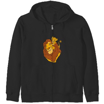 Discover Disney The Lion King Simba and Mufasa Father and Son Zip Hoodies