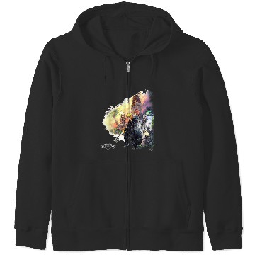 Discover Disneyss Kingdom Hearts Characters Clock Tower Group shots Zip Hoodies