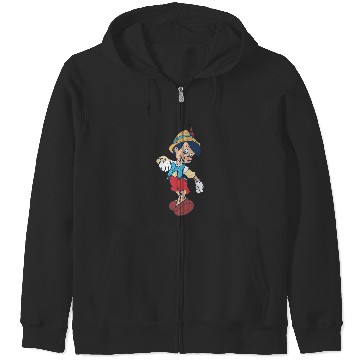 Discover Disney Pinocchio  Portrait Zip Hoodies